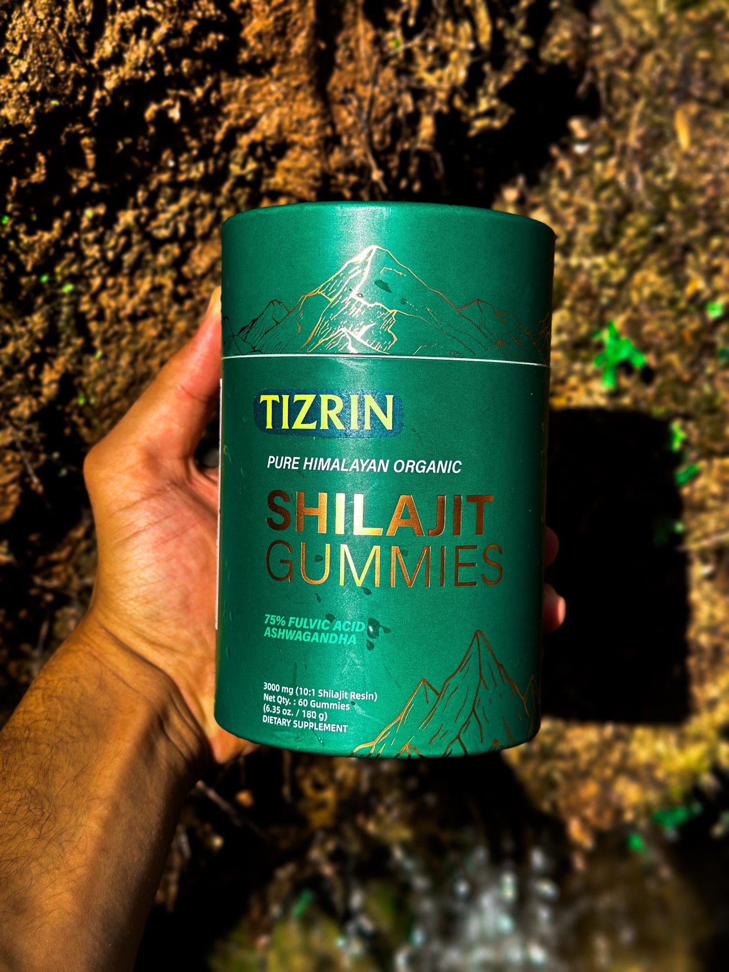 TIZRIN Organic Shilajit Gummies – Strength & Energy Boost