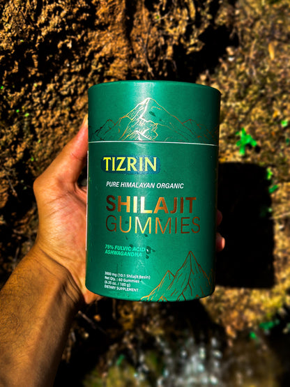 TIZRIN Organic Shilajit Gummies – Strength & Energy Boost
