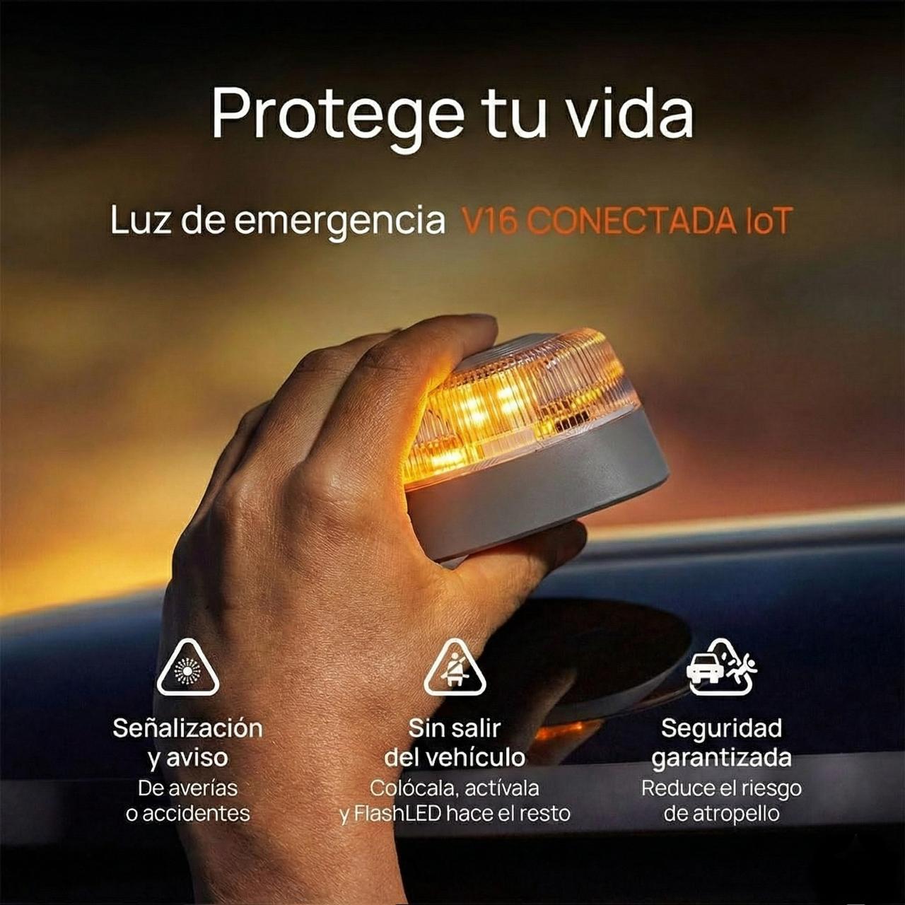LUZ DE EMERGENCIA DGT V16